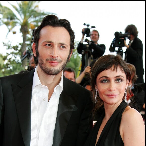 Michaël Cohen et Emmanuelle Béart au Festival de Cannes en 2008.