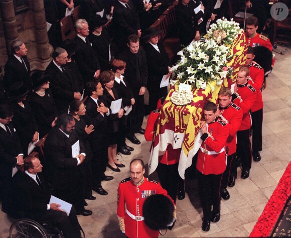 Funérailles de la princesse Diana, le 6 septembre 1997 dans l'abbaye de Westminster à Londres. Photo by PA Photos/ABACAPRESS.COM