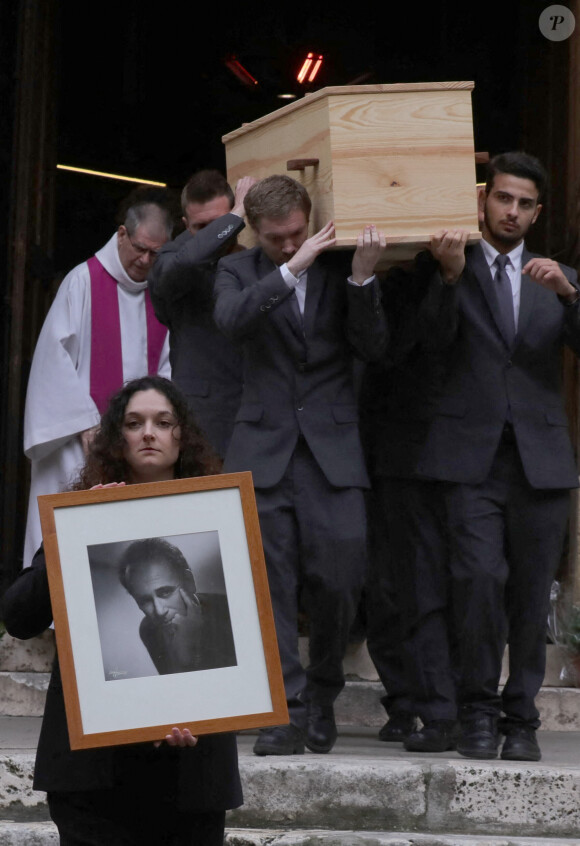 Obsèques de Sylvain Augier en l'église de Sommières, petite commune du Gard le 28 mars 2024. L'ancien présentateur de La Carte au trésor est décédé brutalement à 68 ans le samedi 16 mars à son domicile de Lecques. © Franz Chavaroche/Nice-Matin/Bestimage