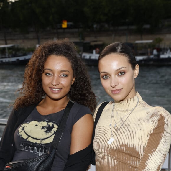 Exclusif - Jenaye et Eleejah, les soeurs de Joalukas Noah lors de la soirée d'anniversaire de Joalukas Noah, fils de Yannick Noah et Isabelle Camus, pour ses 18 ans à Paris le 10 juin 2022. © Cyril Moreau / Bestimage