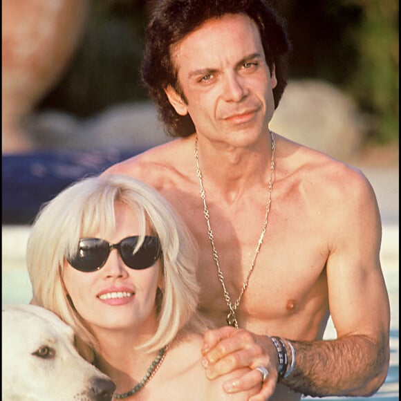 Amanda Lear et Alain-Philippe Malagnac à Saint-Rémy-de-Provence (archive)