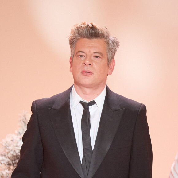 Exclusif - Benjamin Biolay lors de l'enregistrement d'un Grand show de Noël "Christmas Show" imaginé par B.Biolay avec une pléiade d'artistes prestigieux au Casino de Paris, France, le 29 septembre 2022, diffusé sur Canal+, le 21 décembre 2022.. © Cyril Moreau/Bestimage 