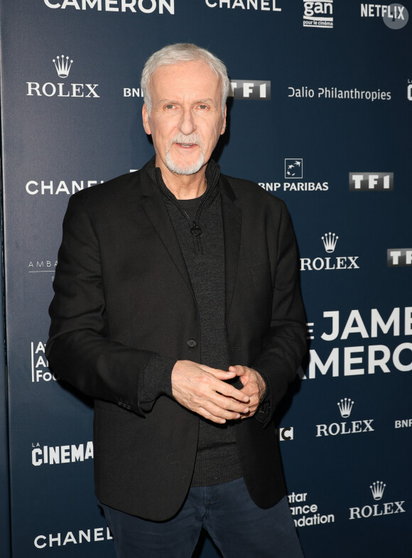 James Cameron - Vernissage de l'exposition "L'Art de James Cameron" à La Cinémathèque française à Paris, le 3 avril 2024. © Guirec Coadic / Bestimage