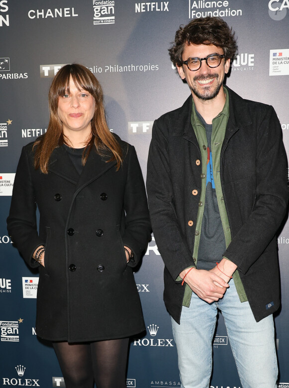 Alice Winocour et Hugo Gélin - Vernissage de l'exposition "L'Art de James Cameron" à La Cinémathèque française à Paris, le 3 avril 2024. © Guirec Coadic / Bestimage