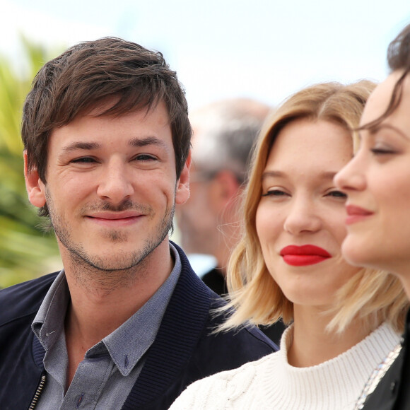 L'actrice a évoqué ce drame lors d'un entretien pour le magazine américain "Indiewire"
Gaspard Ulliel, Léa Seydoux, Marion Cotillard - Photocall du film "Juste la fin du monde" lors du 69ème Festival International du Film de Cannes. Le 19 mai 2016 © Dominique Jacovides / Bestimage