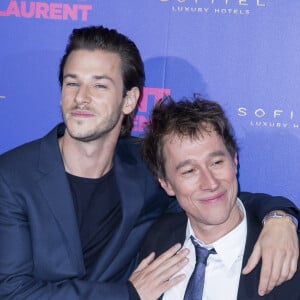 Gaspard Ulliel et Bertrand Bonello - Avant Première du film "Saint Laurent" au Centre Georges Pompidou" à Paris le 23 septembre 2014.