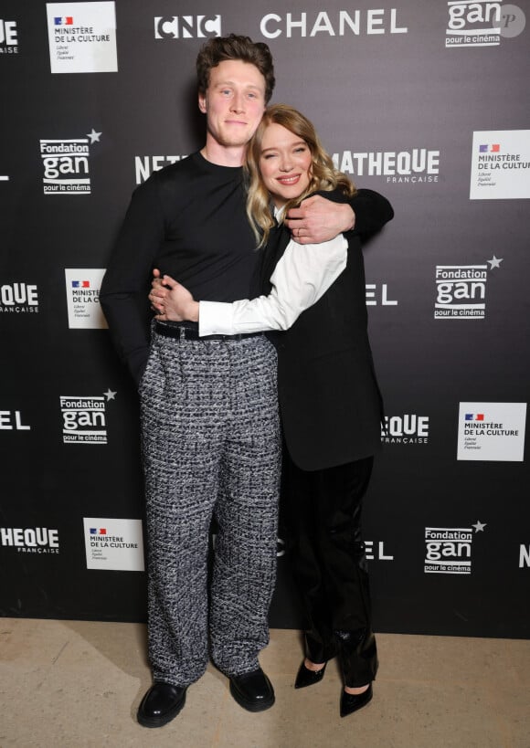 George Mackay et Léa Seydoux - Avant-première du film "La Bête" à la Cinémathèque française à Paris le 5 février 2024. © Coadic Guirec/Bestimage