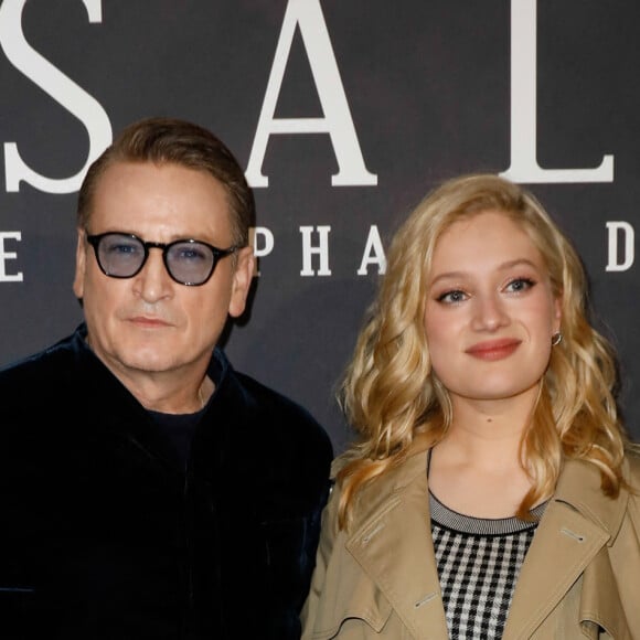 Benoît Magimel et Nadia Tereszkiewicz lors de l'avant-première du film "Rosalie" au cinéma Pathé Wepler à Paris le 4 avril 2024. © Marc Ausset-Lacroix / Bestimage