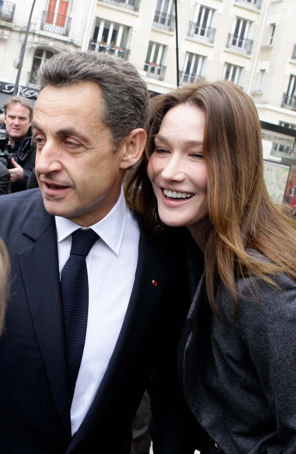 Carla Bruni et Nicolas Sarkozy, le 14 mars 2010 !