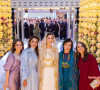 Mais aussi pour toute sa famille.
Iman de Jordanie, Rania de Jordanie, Rajwa de Jordanie, Salma de Jordanie - Dîner de pré-mariage du prince Hussein de Jordanie et de Rajwa al Saif, au palais royal à Amman (Jordanie), le 22 mai 2023. Le mariage du fils aîné du roi Abdallah II et de la reine Rania de Jordanie avec Rajwa al Saif, sera célébré le 1er juin 2023. 