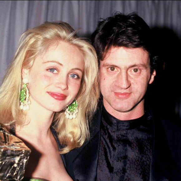 Daniel Auteuil et Emmanuelle Béart lors des César en 1987