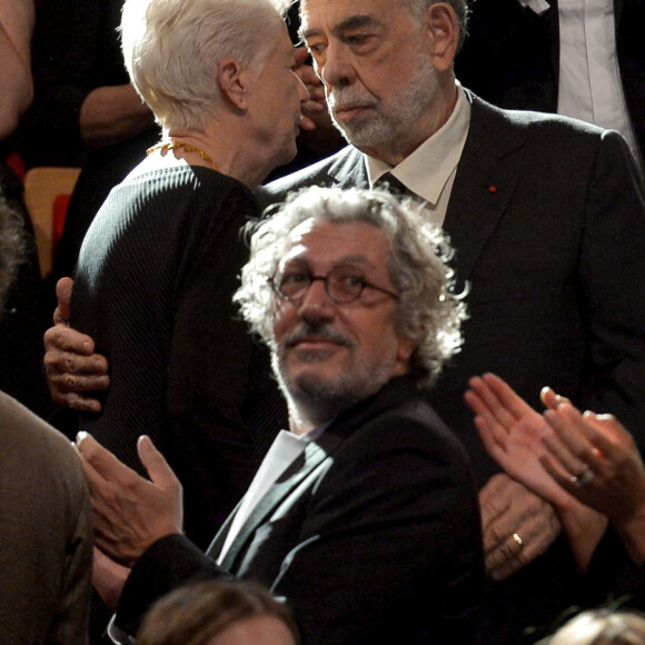 Francis Ford Coppola, Eleanor Coppola assistant à la cérémonie de remise des prix Lumière lors du 11e Festival Lumière de Lyon à la Salle 3000 à Lyon, France, le 18 octobre 2019. Photo par Julien Reynaud/APS-Medias/ABACAPRESS.COM