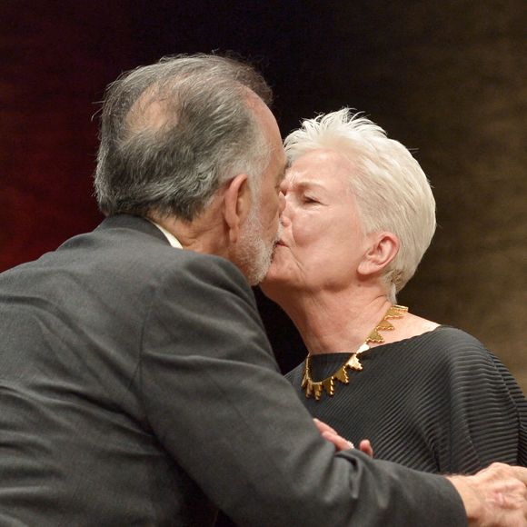 Francis Ford Coppola et Eleanor Coppola assistant à la cérémonie de remise des prix Lumière lors du 11e Festival Lumière de Lyon à la Salle 3000 à Lyon, France, le 18 octobre 2019. Photo par Julien Reynaud/APS-Medias/ABACAPRESS.COM