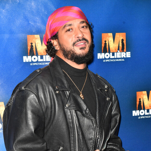 Slimane Nebchi - Personnalités à la générale presse du spectacle musical "Molière, l'opéra urbain" au Palais des Sports à Paris. Le 16 novembre 2023 © Veeren / Bestimage  