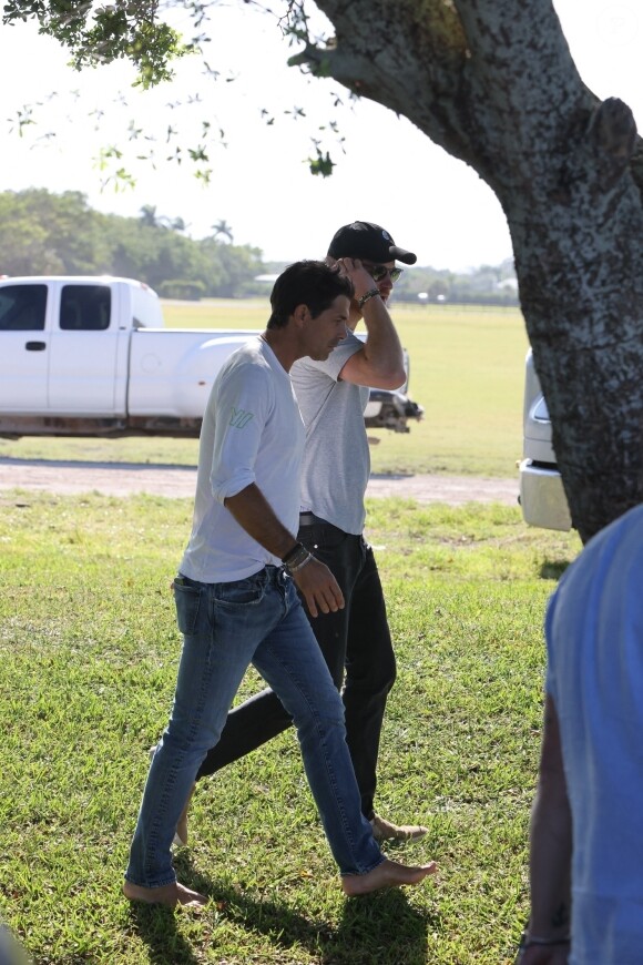 Prince Harry - Royal Salute Polo Challenge, à Palm Beach. Le prince Harry a filmé des scènes pour un nouveau documentaire sur Netflix.