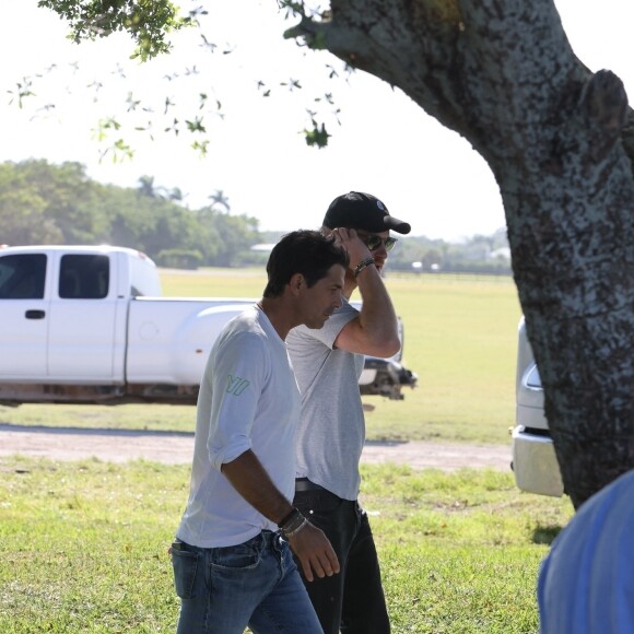 Prince Harry - Royal Salute Polo Challenge, à Palm Beach. Le prince Harry a filmé des scènes pour un nouveau documentaire sur Netflix.