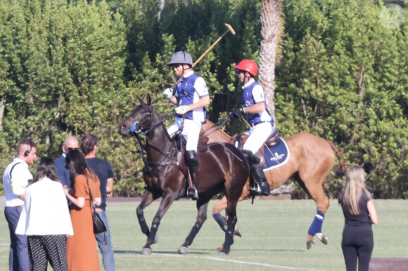 Meghan Markle et Prince Harry - Royal Salute Polo Challenge, à Palm Beach. Le prince Harry a filmé des scènes pour un nouveau documentaire sur Netflix.