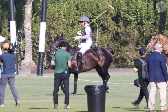 Meghan Markle et Prince Harry - Royal Salute Polo Challenge, à Palm Beach. Le prince Harry a filmé des scènes pour un nouveau documentaire sur Netflix.