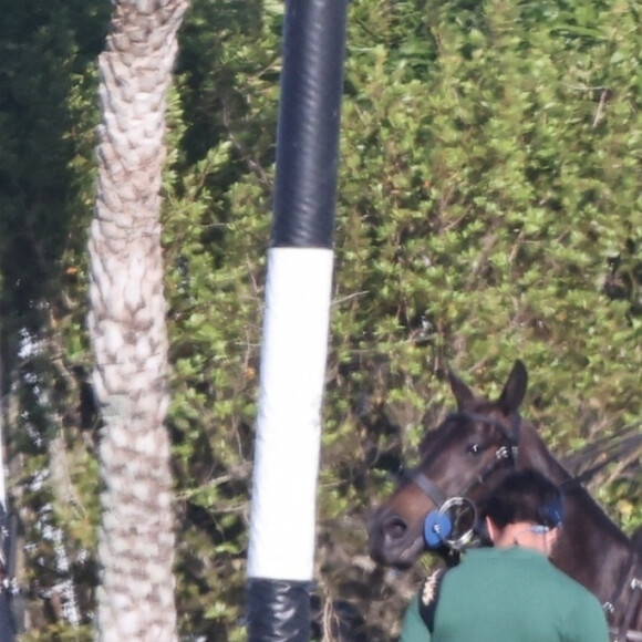 Meghan Markle et Prince Harry - Royal Salute Polo Challenge, à Palm Beach. Le prince Harry a filmé des scènes pour un nouveau documentaire sur Netflix.