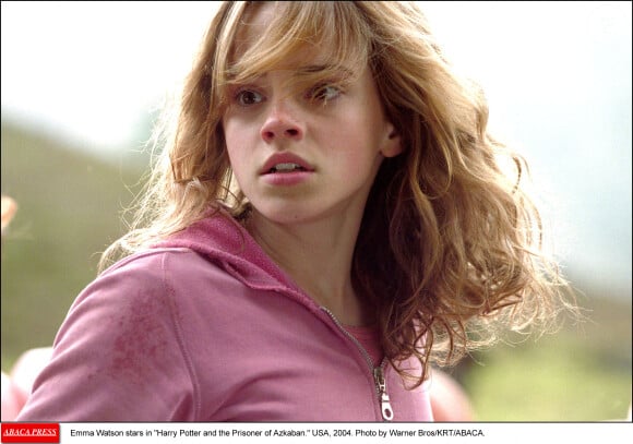 Mais il y a une personne avec qui le courant passe moins bien depuis quelque temps.
Emma Watson dans "Harry Potter et le prisonnier d'Azkaban". 2004. @Warner Bros/KRT/ABACA.