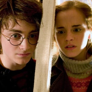 Daniel Radcliffe et Emma Watson dans le film "Harry Potter et la coupe de feu".