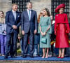 A savoir la reine Maxima et le roi Willem-Alexander.
Le roi Willem-Alexander des Pays-Bas, Le roi Felipe VI d'Espagne, La reine Letizia d'Espagne, La reine Maxima des Pays-Bas - Cérémonie de bienvenue à Amsterdam lors de la visite d'État du couple royal espagnol aux Pays-Bas, le 17 avril 2024. 