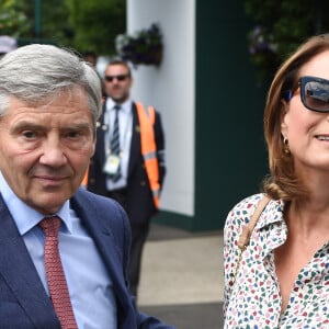 Arrivées au tournoi de tennis de Wimbledon à Londres. Le 11 juillet 2018