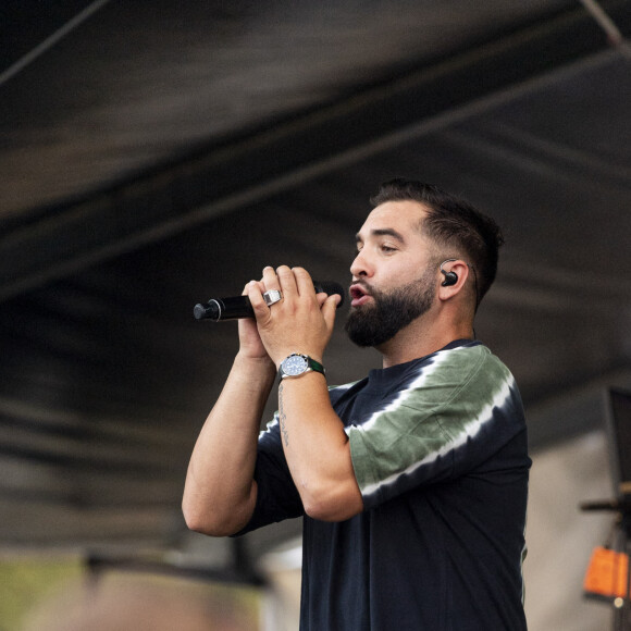 Kendji Girac en concert lors du Festival "Paris Paradis" au parc de la Villette à Paris le 10 septembre 2023. © Pierre Perusseau/Bestimage