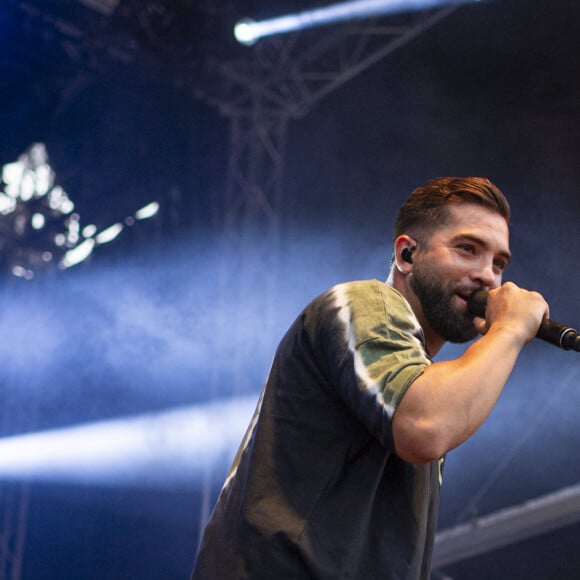 Kendji Girac en concert lors du Festival "Paris Paradis" au parc de la Villette à Paris le 10 septembre 2023. © Pierre Perusseau/Bestimage 
