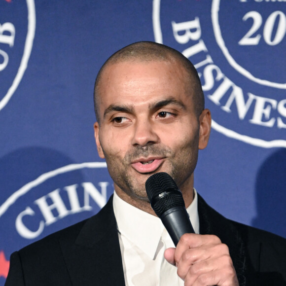 Exclusif - Tony Parker - Le Chinese Business Club ouvre sa saison des déjeuners officiels avec T.Parker en invité d'honneur au Westin Paris Vendôme le 2 février 2024. © Rachid Bellak / Bestimage