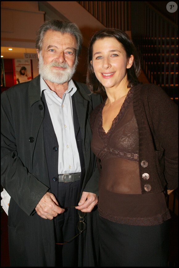 EXCLUSIF - PHILIPPE LAUDENBACH ET ISABELLE GELINAS - SOIREE AU THEATRE DES MATHURINS A L'OCCASION DU CHANGEMENT DE DIRECTION A LA TETE DU THEATRE. LES PERSONNALITES PRESENTES ONT PU ASSISTER A LA PIECE "LE JARDIN"