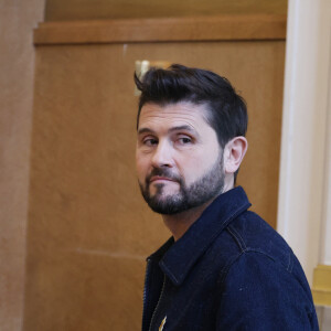 Christophe Beaugrand lors du lancement de 'Une Jonquille contre le cancer' à Paris le 12 Mars 2024. © Denis Guignebourg/Bestimage