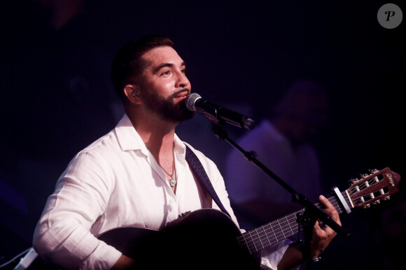 Exclusif - Kendji Girac - Célébration des 10 ans du centre commercial Beaugrenelle à Paris, France. Le 12 octobre 2023. © Christophe Clovis / Bestimage 