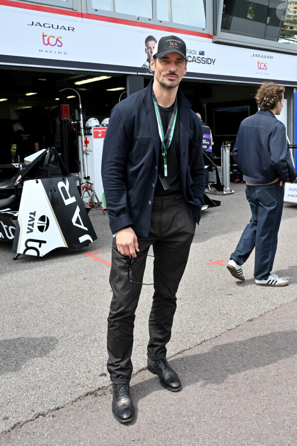 David Gandy durant le Monaco E-Prix 2024, le 27 avril 2024. Le pilote Jaguar Mitch Evans a remporté la course devant son coéquipier Nick Cassidy suivi par Stoffel Vandoorne sur DS Penske. C'est la 7eme édition du Monaco E-prix. A l'occasion de la 10eme saison du Championnat du Monde ABB FIA Formula E, les monoplaces de 3eme génération ont parcouru les rues de la Principauté. © Bruno Bebert/Bestimage 