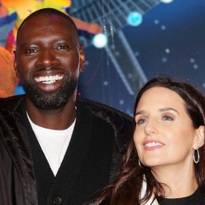 Omar Sy et sa femme Hélène - Lancement de "1,2,3... Noël" lors de l'inauguration des vitrines et du sapin de Noël 2021 des Galeries Lafayette Haussmann 2021 à Paris. Le 17 novembre 2021