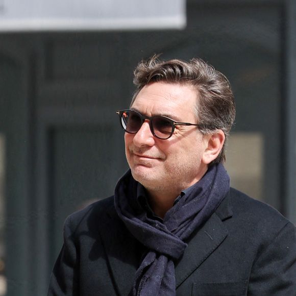Jean-David Blanc - Arrivées aux obsèques du prince Jean-Stanislas Poniatowski en l'Eglise polonaise à Paris, France, le 29 avril 2024. © Jacovides-Moreau/Bestimage 