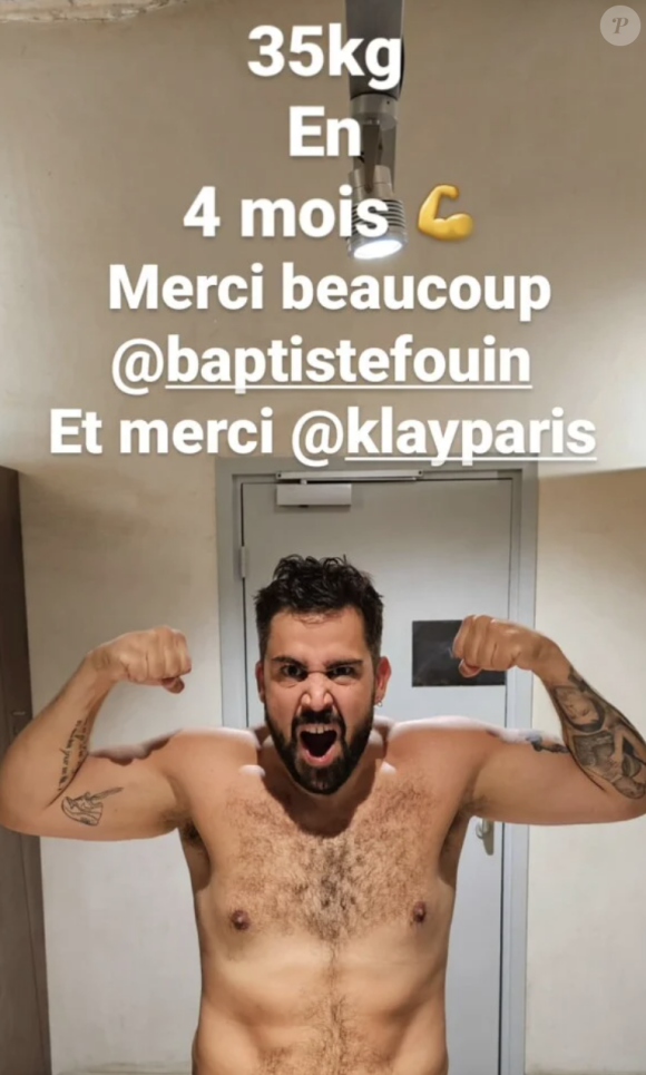 Artus fier de sa perte de poids sur Instagram !