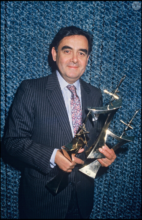 Bernard Pivot lors de la cérémonie des 7 d'Or en 1985.