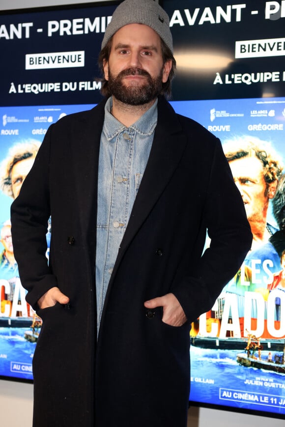 Exclusif - Grégoire Ludig au Cinéma CGR Bordeaux - Le Français, le 15 décembre 2022 pour l'avant-première du film "Les Cadors" du réalisateur Julien Guetta.