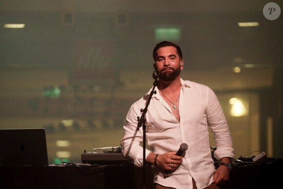 Exclusif - Kendji Girac - Célébration des 10 ans du centre commercial Beaugrenelle à Paris, France. Le 12 octobre 2023. © Christophe Clovis / Bestimage 