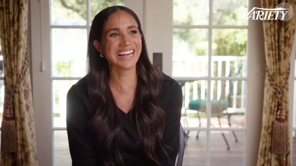 Meghan Markle révèle son goût prononcé pour le Scrabble dans une vidéo pour le magazine "Variety".