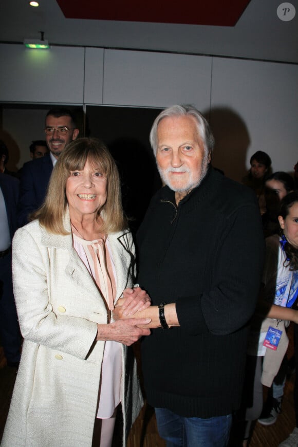 Exclusif - Jean-Jacques Debout - Chantal Goya fête son anniversaire (80 ans) après son dernier concert au Palais des Congrès à Paris le 9 octobre 2022. © Baldini / Bestimage