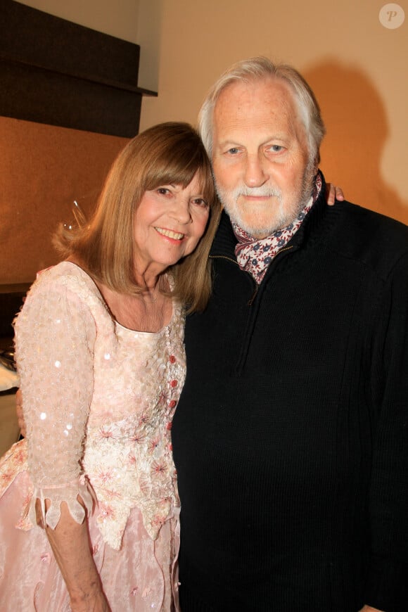 Exclusif - Chantal Goya et son mari Jean-Jacques Debout - People/Backstage - Chantal Goya est en concert au Palais des Congrès à Paris le 8 octobre 2022. © Baldini / Bestimage