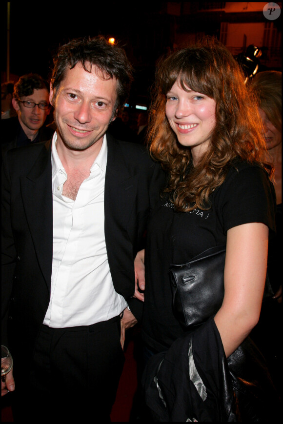 Mathieu Almaric et Léa Seydoux à Cannes, 60e édition du Festival en 2007.