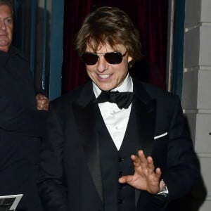 Tom Cruise - Les célébrités fêtent le 50ème anniversaire de V.Beckham au club Oswald's à Londres, le 20 avril 2024.