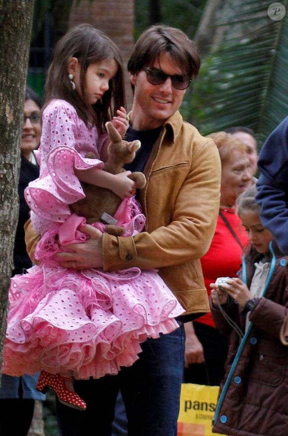 Tom Cruise et sa fille Suri à New York