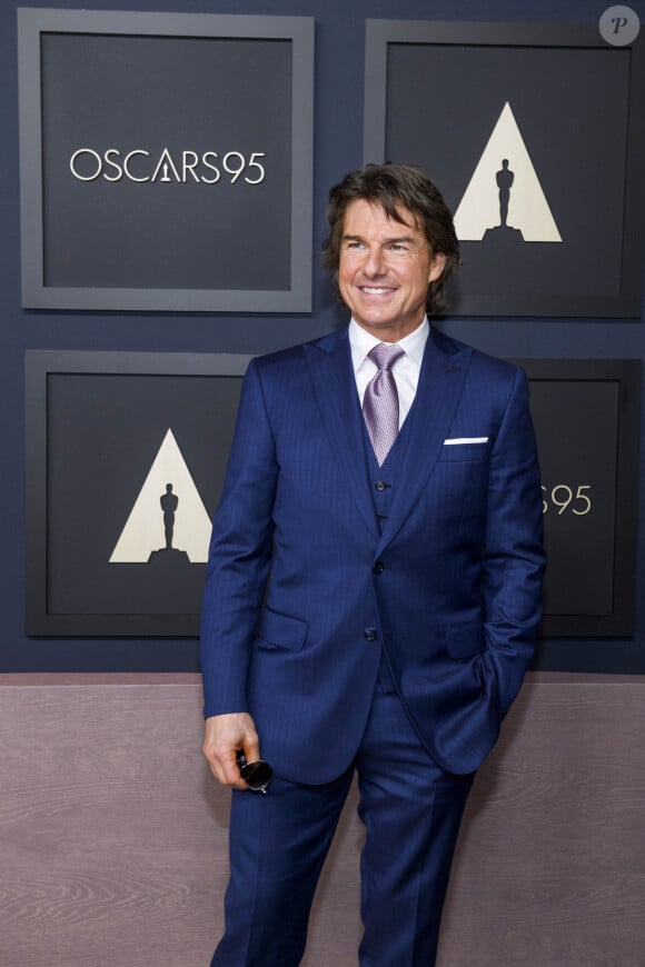 Tom Cruise au photocall du déjeuner des nominés de la 95ème cérémonie des Oscars à Beverly Hills. Los Angeles, le 13 février 2023.