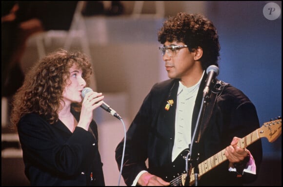 Elsa et Laurent Voulzy en duo en 1989 