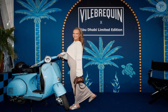 Exclusif - Laaly à la soirée de lancement de la collection capsule "Vilebrequin x Abu Dhabi limited édition" à la plage Vilebrequin (plage ondine) lors du 77ème Festival International du Film de Cannes le 14 mai 2024.  © Christophe Clovis/Bestimage