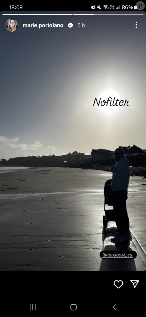 Pour l'occasion, elle a partagé une photo de son époux sur une plage et posté devant une poussette.
Marie Portolano annonce enfin avoir donné naissance à son troisième enfant. Instagram